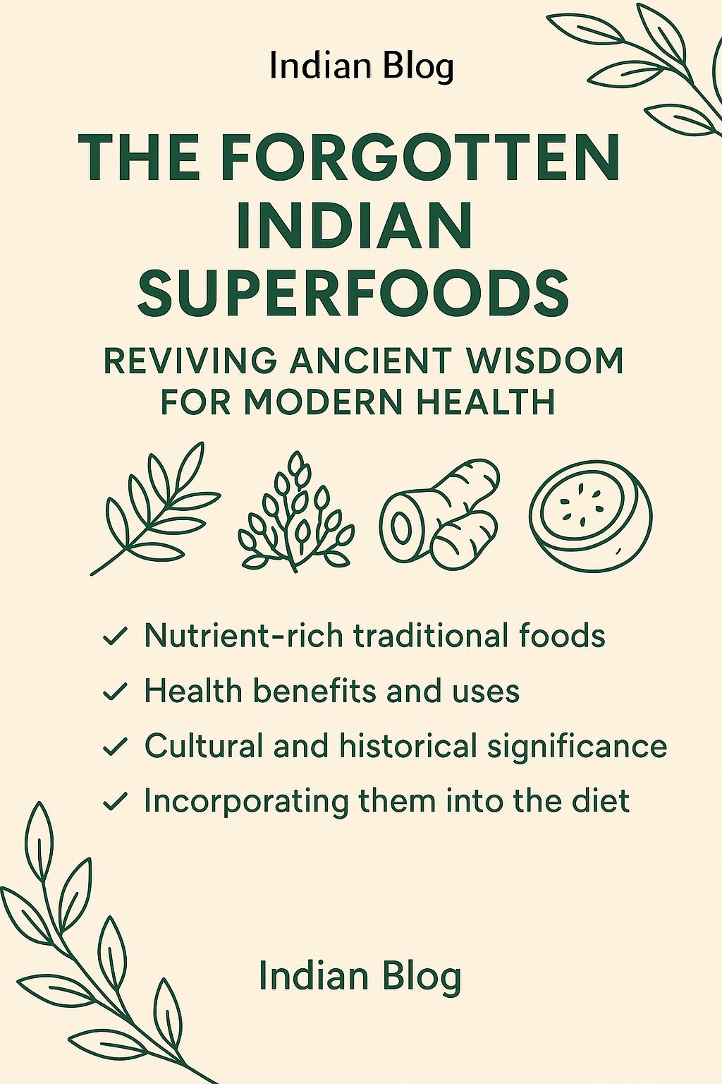 Read more about the article The Forgotten Indian Superfoods: Reviving Ancient Wisdom for Modern Health
