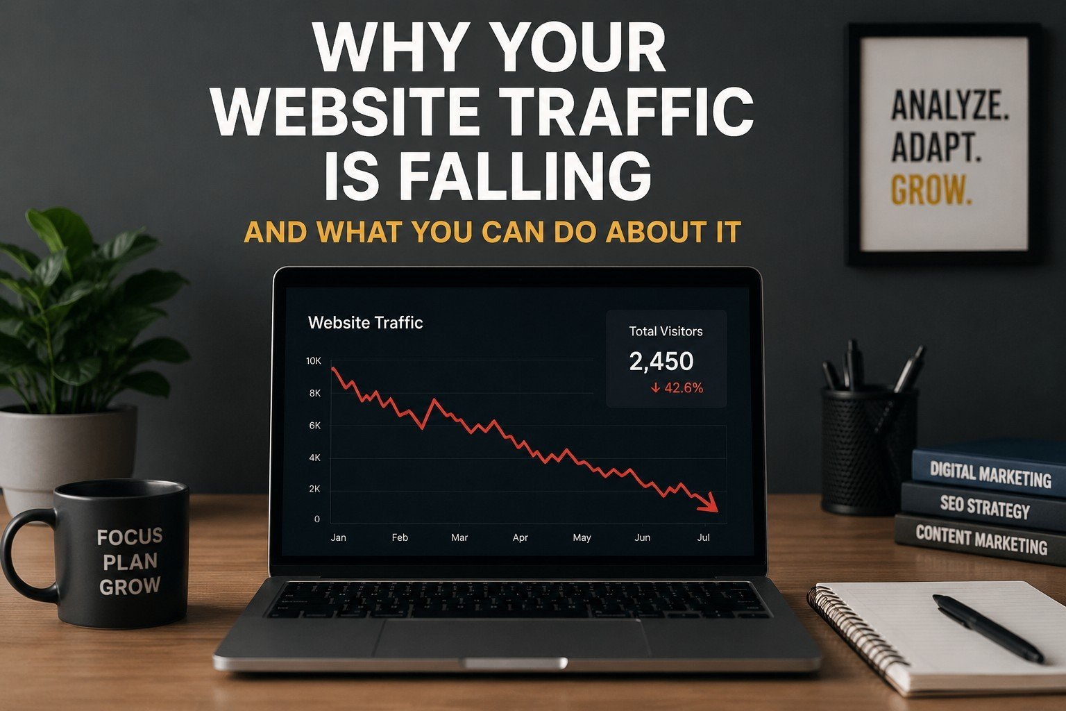 Read more about the article Why Your Website Traffic Is Falling and What You Can Do About It